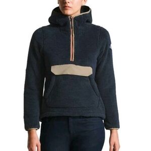 THE NORTH FACE Women's Campshire Hoodie Small Black Fleece Patches Outdoors